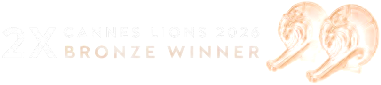 2× Cannes Lions 2026 Bronze winner