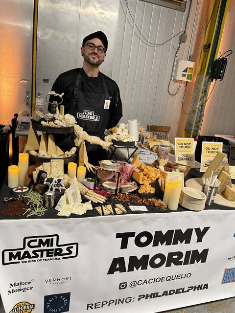Tommy at his Cheesemonger Invitational table
